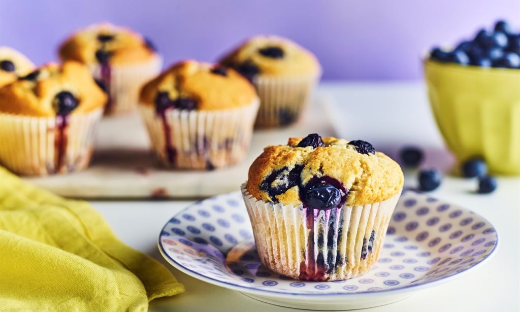 Lemon and Blueberry Muffins Recipe