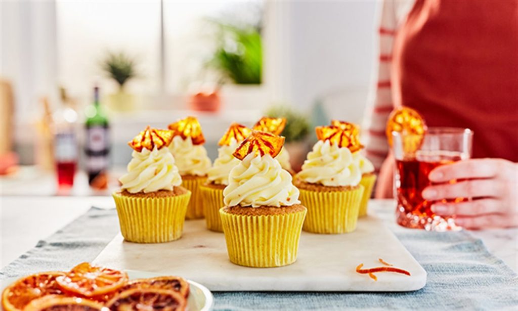 Negroni Cupcakes Recipe | Dr. Oetker